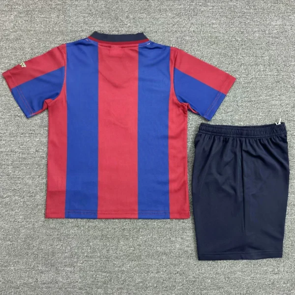 Barcelona 1998/99 Retro Away Kids Kit Fan Version - Back View | KFCOOL