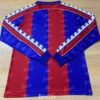 Barcelona 1992/95 Retro Home Long Sleeve Jersey Fan Version - Back View | KFCOOL