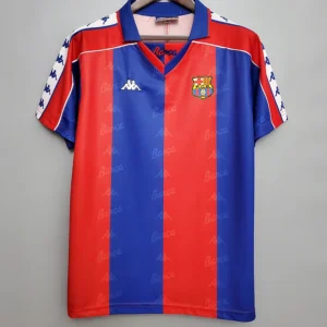 Barcelona 1992/95 Retro Home Jersey Fan Version - Front View Barcelona 1992/95 Retro Home Jersey Fan Version - Front View | KFCOOL