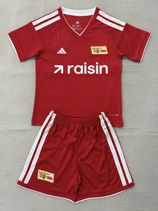 Union Berlin 2026/27 Home Kids Kit Fan Version - Front View | KFCOOL