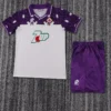 Fiorentina 1992/93 Retro Away Kids Kit Fan Version - Front View | KFCOOL