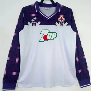 Fiorentina 1992/93 Retro Away Long Sleeve Jersey Fan Version - Front View Fiorentina 1992/93 Retro Away Long Sleeve Jersey Fan Version - Front View | KFCOOL