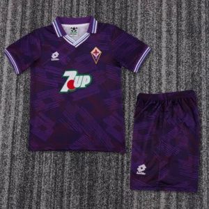 Fiorentina 1992/93 Retro Home Kids Kit Fan Version - Front View Fiorentina 1992/93 Retro Home Kids Kit Fan Version - Front View | KFCOOL