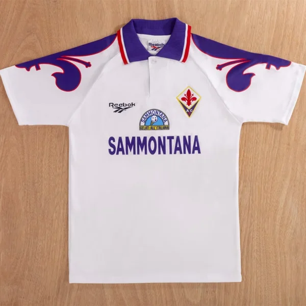 Fiorentina 1995/96 Retro Away Jersey Fan Version - Front View | KFCOOL