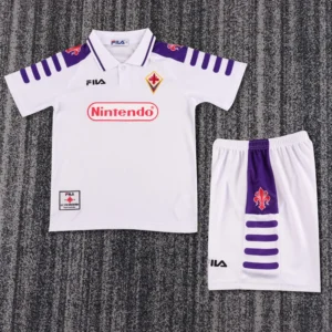 Fiorentina 1998/99 Retro Away Kids Kit Fan Version - Front View Fiorentina 1998/99 Retro Away Kids Kit Fan Version - Front View | KFCOOL