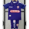 Fiorentina 1998/99 Retro Home Kids Kit Fan Version - Front View | KFCOOL