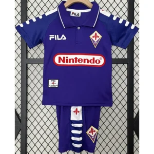 Fiorentina 1998/99 Retro Home Kids Kit Fan Version - Front View Fiorentina 1998/99 Retro Home Kids Kit Fan Version - Front View | KFCOOL