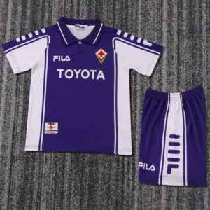 Fiorentina 1999/00 Retro Home Kids Kit Fan Version - Front View Fiorentina 1999/00 Retro Home Kids Kit Fan Version - Front View | KFCOOL