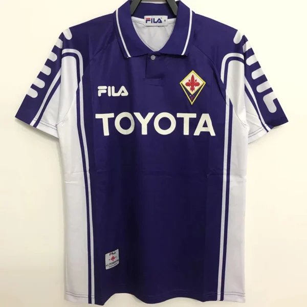 Fiorentina 1999/00 Retro Home Jersey Fan Version - Front View Fiorentina 1999/00 Retro Home Jersey Fan Version - Front View | KFCOOL