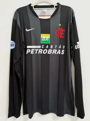 Flamengo 2007/08 Retro Goalkeeper Long Sleeve Jersey Fan Version - Front View | KFCOOL