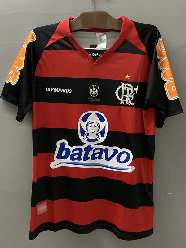 Flamengo 2010/11 Retro Home Jersey Fan Version - Front View | KFCOOL