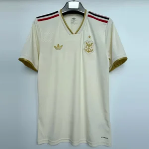 Flamengo 2025/26 Third White Jersey Fan Version - Front View Flamengo 2025/26 Third White Jersey Fan Version - Front View | KFCOOL