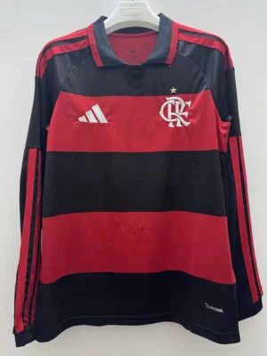 Flamengo 2026/27 Home Long Sleeve Jersey Fan Version - Front View Flamengo 2026/27 Home Long Sleeve Jersey Fan Version - Front View | KFCOOL