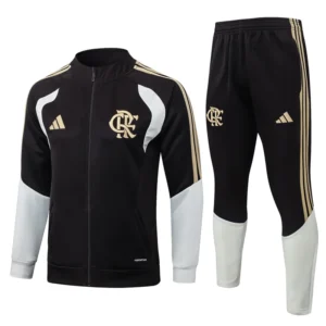Flamengo 2026/27 Brown Jacket Tracksuit - Front View Flamengo 2026/27 Brown Jacket Tracksuit - Front View | KFCOOL