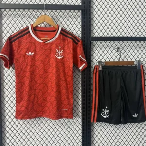 Flamengo 2026/27 Third Kids Kit Fan Version - Front View | KFCOOL