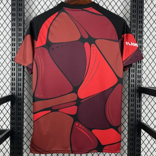 Flamengo 2026/27 Red Black Training Shirt - Back View Flamengo 2026/27 Red Black Training Shirt - Back View | KFCOOL