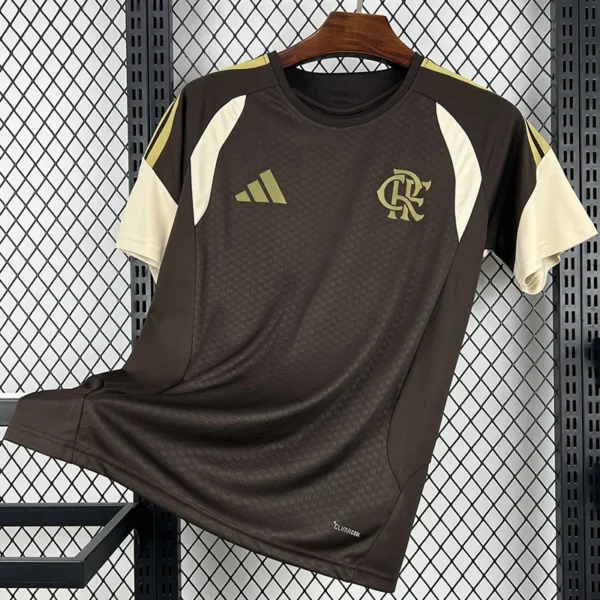 Flamengo 2026/27 Brown Training Shirt - Front View Flamengo 2026/27 Brown Training Shirt - Front View | KFCOOL