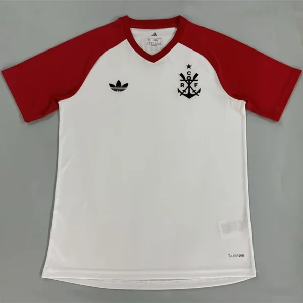 Flamengo 2026/27 White Training Shirt - Front View Flamengo 2026/27 White Training Shirt - Front View | KFCOOL