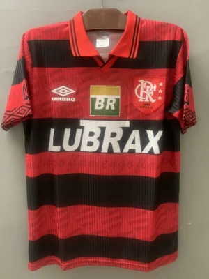 Flamengo 1995/96 Retro Home Jersey Fan Version - Front View | KFCOOL