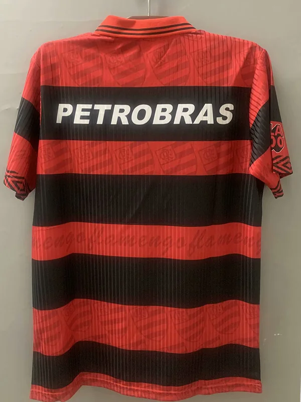 Flamengo 1995/96 Retro Home Jersey Fan Version - Back View | KFCOOL