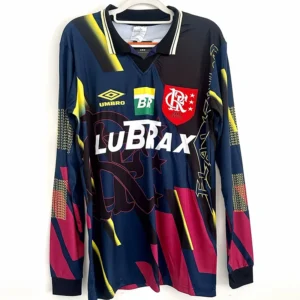 Flamengo 1997/98 Retro Goalkeeper Long Sleeve Jersey Fan Version - Front View | KFCOOL