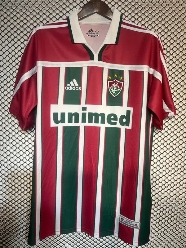 Fluminense 2001/02 Retro Home Jersey Fan Version - Front View | KFCOOL
