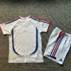 France 2006/07 Retro Away Kids Kit Fan Version - Back View | KFCOOL