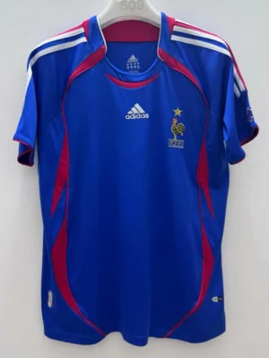 France 2006/07 Retro Home Jersey Fan Version - Front View | KFCOOL