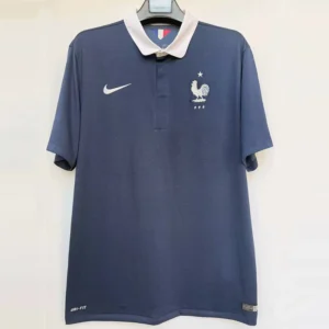 France 2014/15 Retro Home Jersey Fan Version - Front View | KFCOOL