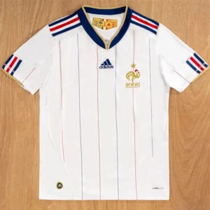 France 2010 Retro Away Jersey Fan Version - Front View | KFCOOL