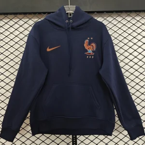 France 2025/26 Royal Blue Hoody - Front View | KFCOOL