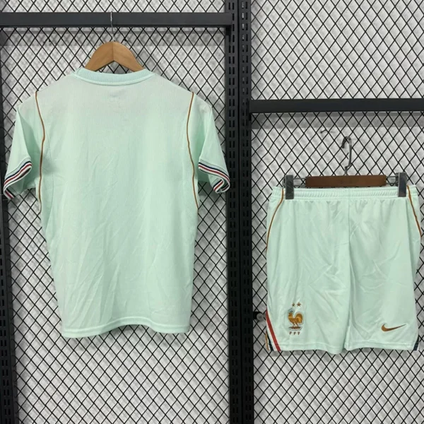France 2026/27 Away Kids Kit Fan Version - Back View | KFCOOL