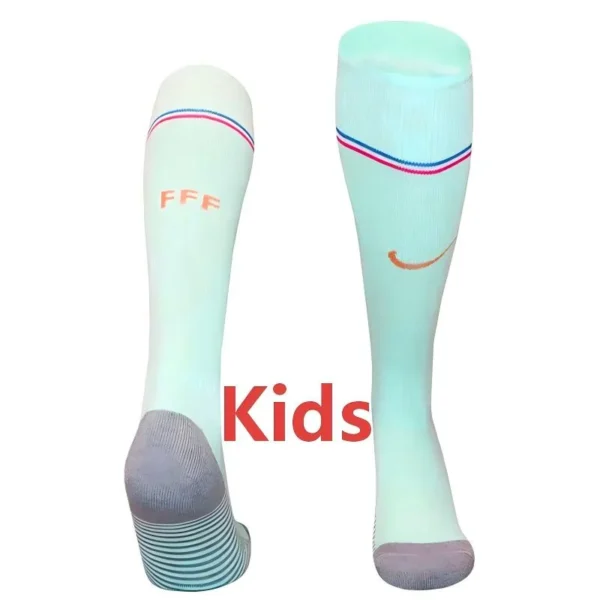 France 2026/27 Away Socks - Front View - KFCool – Football Jerseys & Soccer Kits Store France 2026/27 Away Socks - Front View | KFCOOL
