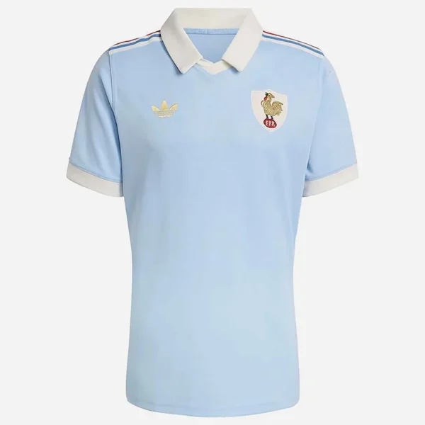 France 2026/27 Anniversary Jersey Fan Version - Front View France 2026/27 Anniversary Jersey Fan Version - Front View | KFCOOL