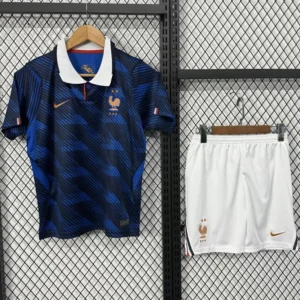 France 2026/27 Home Kids Kit Fan Version - Front View France 2026/27 Home Kids Kit Fan Version - Front View | KFCOOL