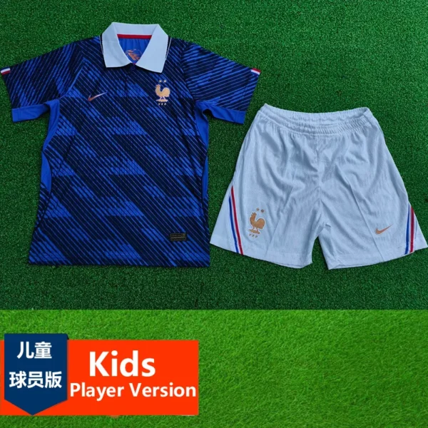 France 2026/27 Home Kids Kit Player Version - Front View | KFCOOL