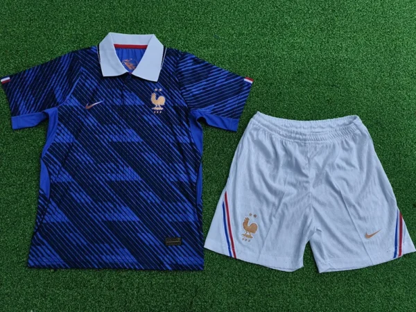 France 2026/27 Home Kids Kit Player Version - Detail View 3 | KFCOOL