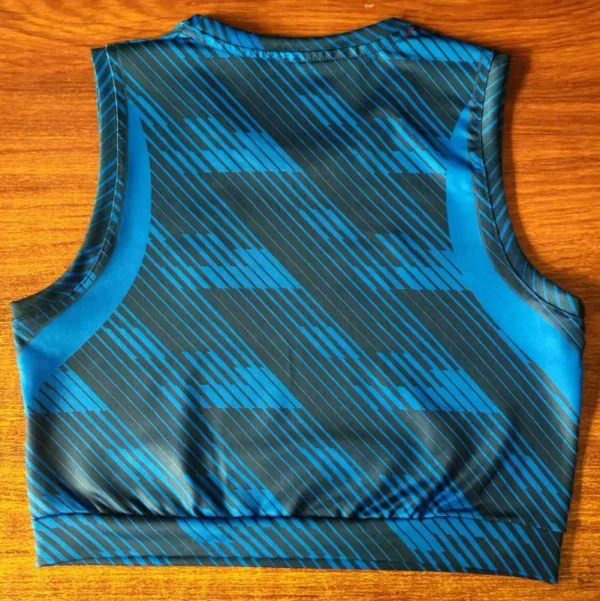 France 2026/27 Home Sleeveless Women Yoga Vest - Back View | KFCOOL
