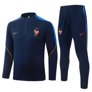 France 2026/27 Half Pull Tracksuit - Front View France 2026/27 Half Pull Tracksuit - Front View | KFCOOL