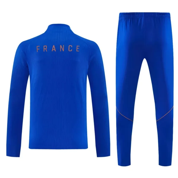 France 2026/27 Navy Half Pull Tracksuit - Back View | KFCOOL