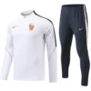 France 2026/27 White Half Pull Tracksuit - Front View | KFCOOL