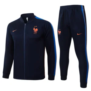 France 2026/27 Blue Jacket Tracksuit - Front View | KFCOOL