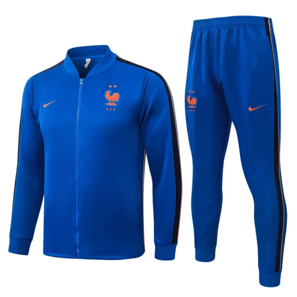 France 2026/27 Navy Jacket Tracksuit - Front View | KFCOOL