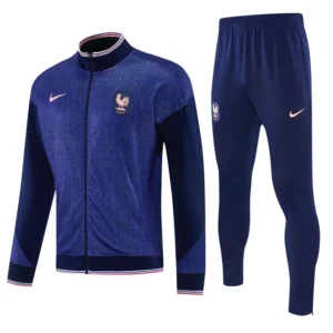 France 2026/27 Royal Blue Jacket Tracksuit - Front View | KFCOOL