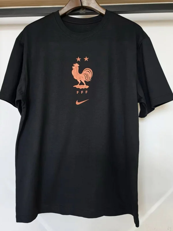 France 2026/27 Black T-Shirt - Front View - KFCool – Football Jerseys & Soccer Kits Store France 2026/27 Black T-Shirt - Front View | KFCOOL