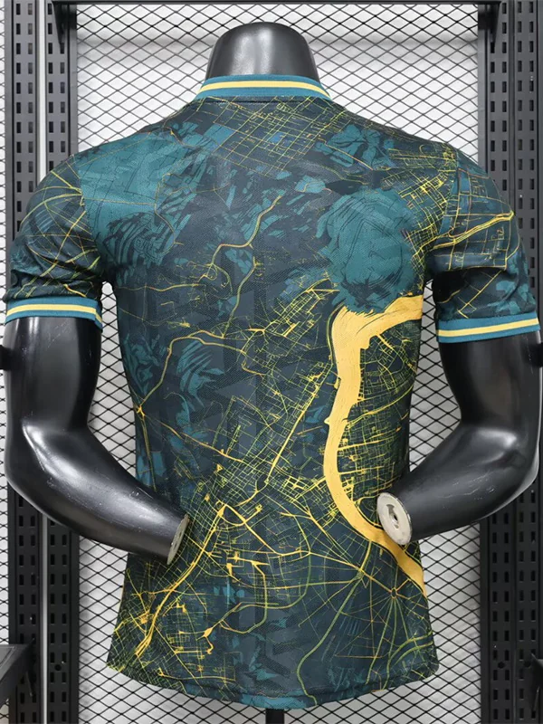 France 2026/27 Green Special Edition Training Shirt Player Version - Back View | KFCOOL