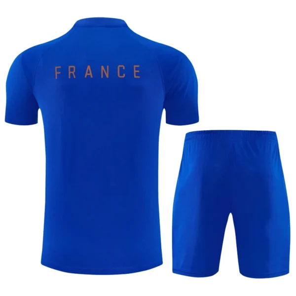 France 2026/27 Navy Training Short Suit - Back View France 2026/27 Navy Training Short Suit - Back View | KFCOOL