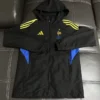 France 2026/27 Black Windbreaker - Front View - KFCool – Football Jerseys & Soccer Kits Store France 2026/27 Black Windbreaker - Front View | KFCOOL