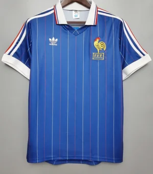 France 1982/83 Retro Home Jersey Fan Version - Front View France 1982/83 Retro Home Jersey Fan Version - Front View | KFCOOL