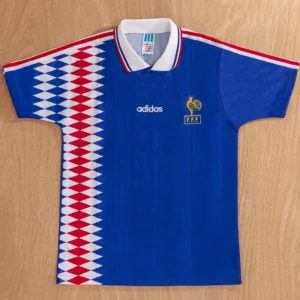 France 1994/95 Retro Home Jersey Fan Version - Front View France 1994/95 Retro Home Jersey Fan Version - Front View | KFCOOL